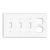 Leviton P38-I 4-Gang 3-Toggle 1-Duplex Device Combination Wallplate Standard Size