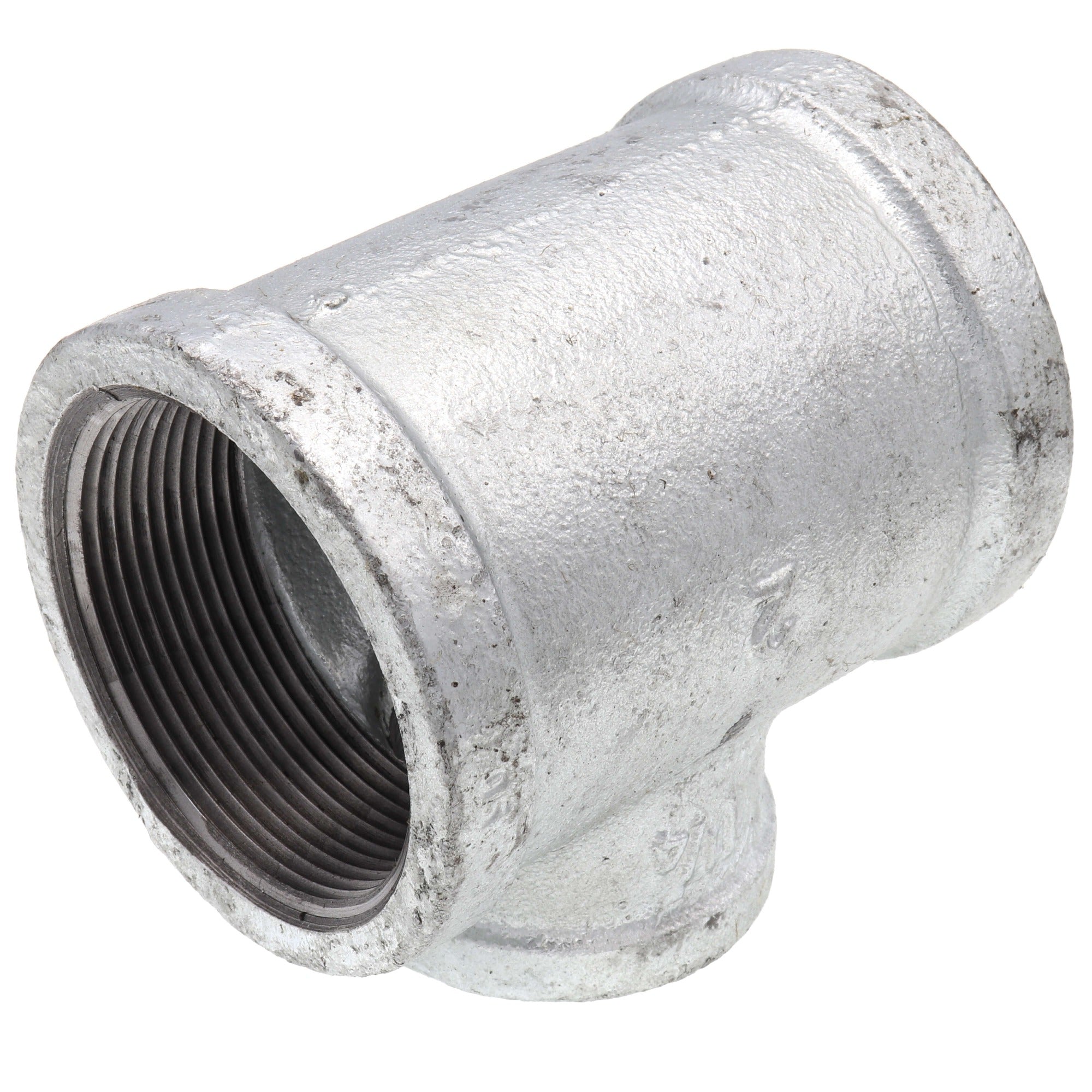 EVERFLOW Everflow GMRT2004 Reducing Tee Galvanized Malleable (2 inches x 1-1/4 inches)
