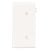 Leviton PSE14-W Combination Sectional Blank Wallplate 1 Gang Thermoplastic Nylon White