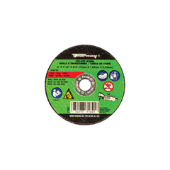 FORNEY Forney 71841 Cut-Off Wheel Type 1 A46T-BF (3-Inch x 1/16-Inch, 1 Pack)