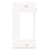 LEVITON Leviton PSE26-W GFCI Wallplate 1-Gang Sectional Thermoplastic Nylon White