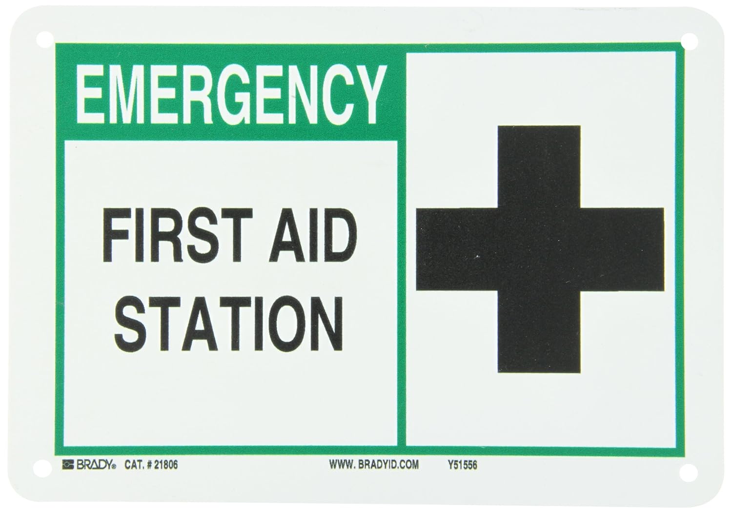 BRADY 21806 FIRST AID