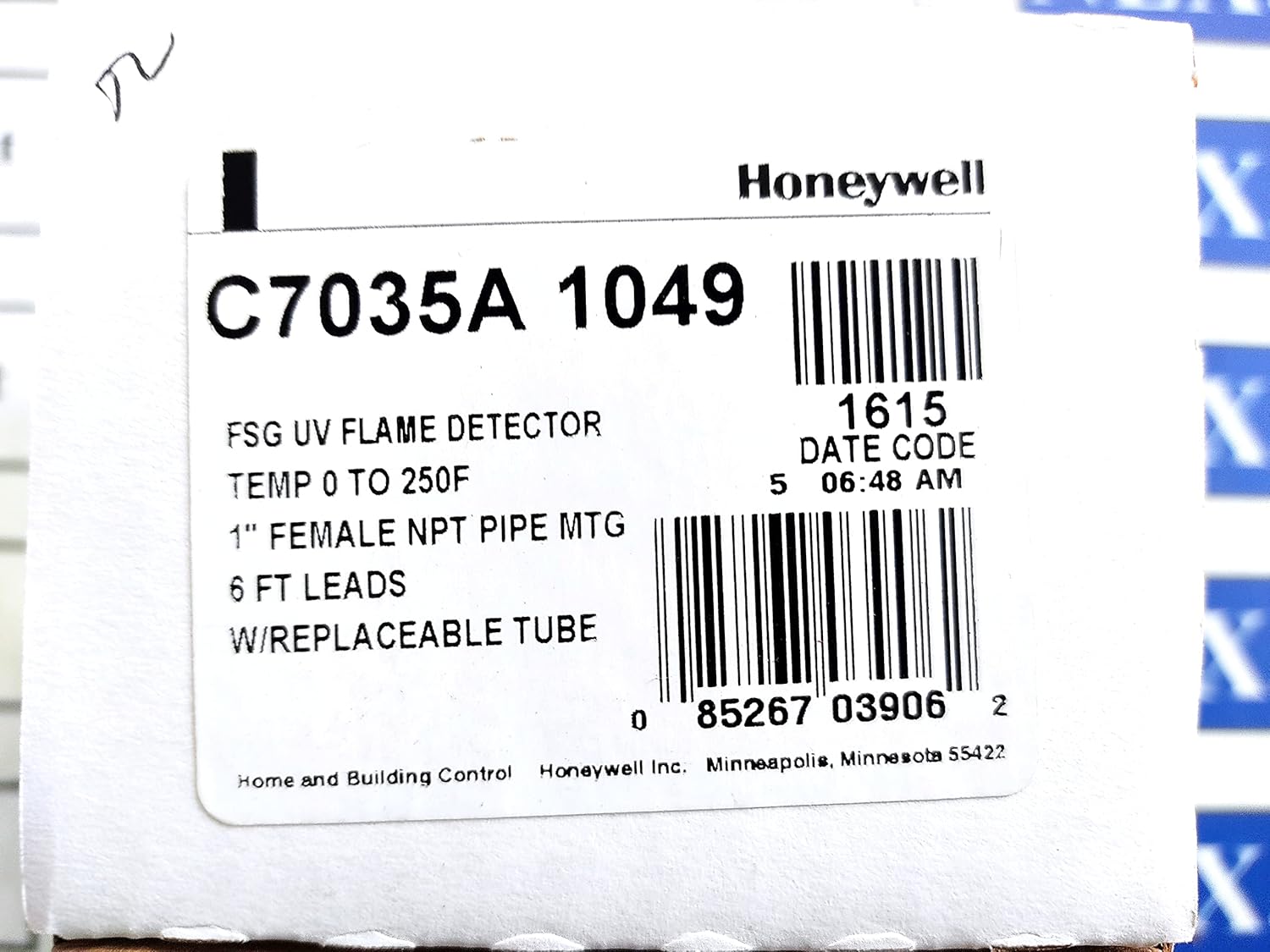 HONEYWELL C7035A1049 UV LIGHTS