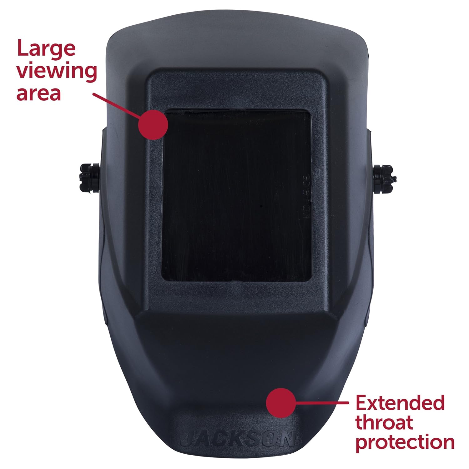 JACKSON SAFETY Jackson Safety 14973 Fixed Shade HSL 100 Welding Helmet with 386 Cap Adapter Black 4 Units/Case