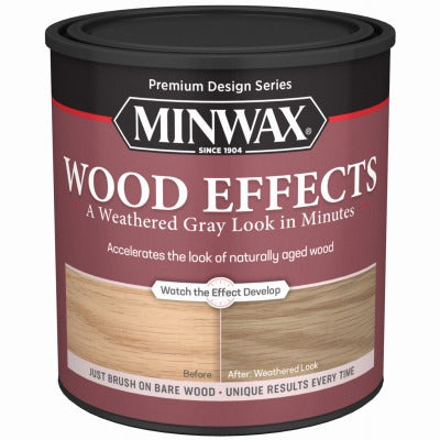 MINWAX Minwax 402140000 Wood Effects Age Accelerator Quart Gray