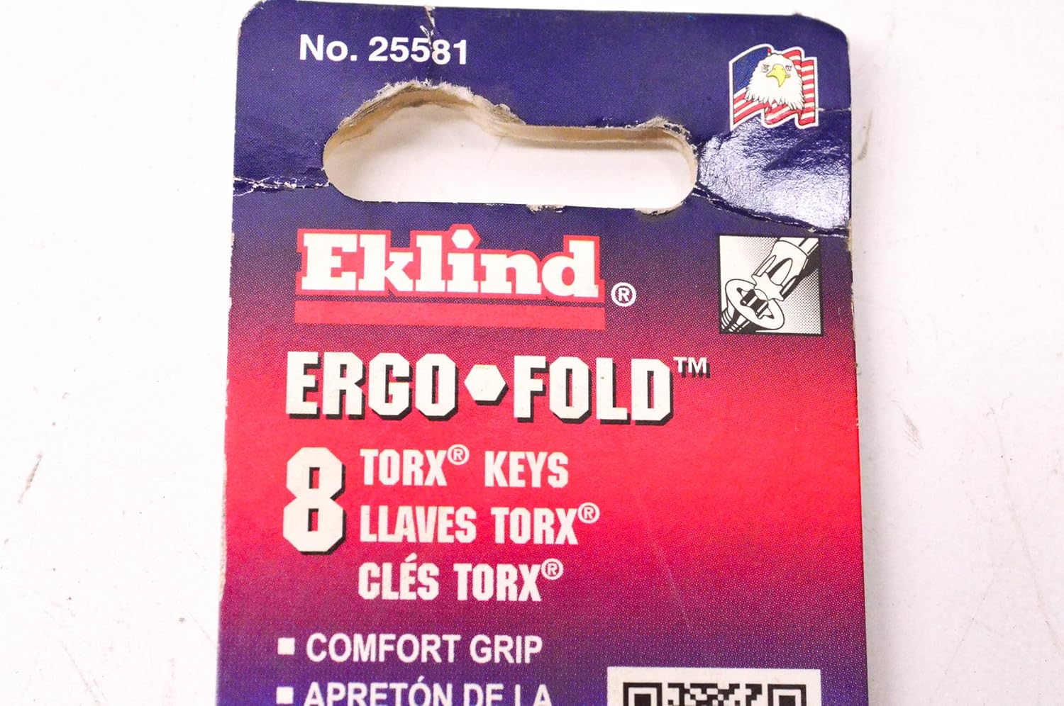 EKLIND TOOL Eklind Tool 25581 Ergo-Fold Fold-up TORX Star 8pc Set T8-T40