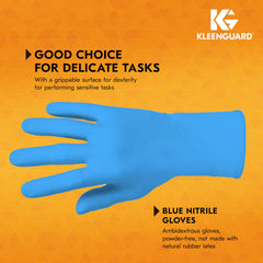 Kleenguard 54424 G10 2Pro Blue Nitrile Gloves 6 Mil XL 90 Gloves/Box