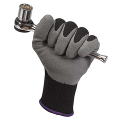 KleenGuard 97272 G40 Latex Coated Gloves Black & Grey Large 60 Pairs Case
