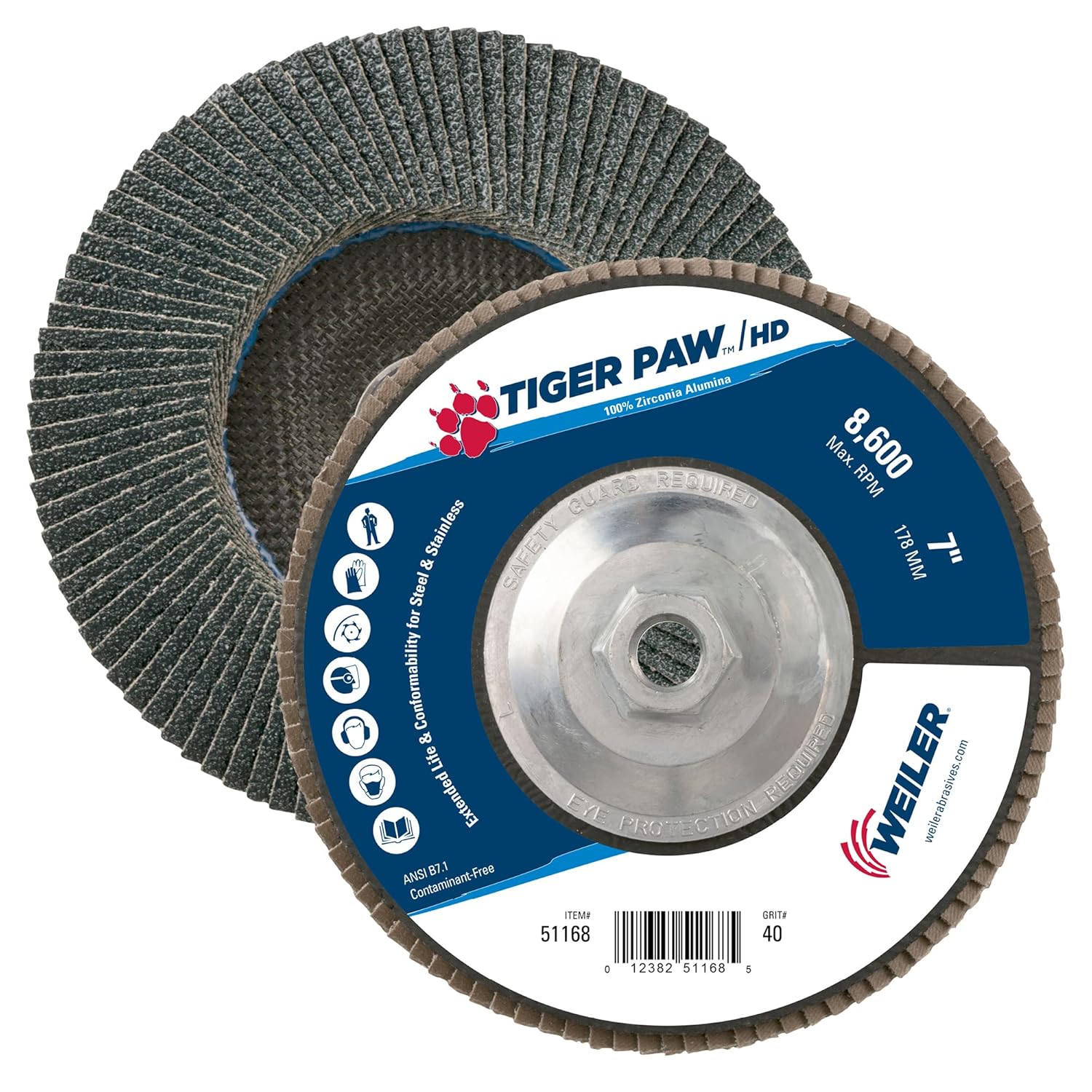WEILER 51168 FLAP DISCS