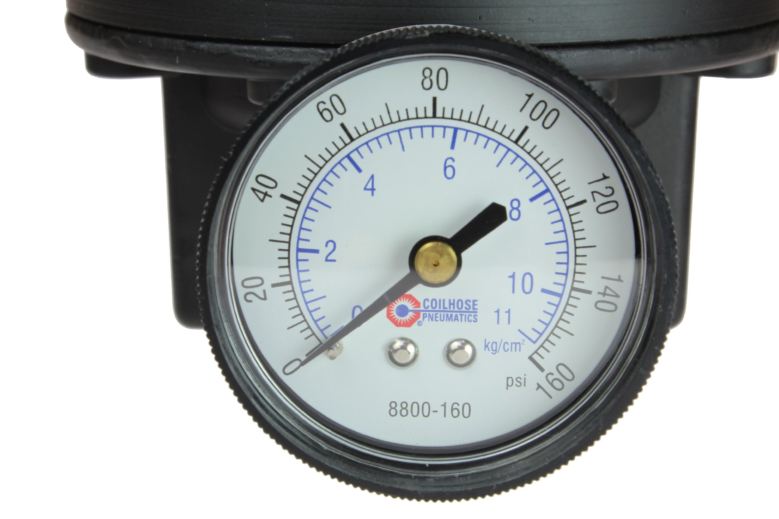 COILHOSE PNEUMATICS Coilhose Pneumatics 8802G Heavy Duty Series Regulator 1/4 In Pipe Size with Gauge