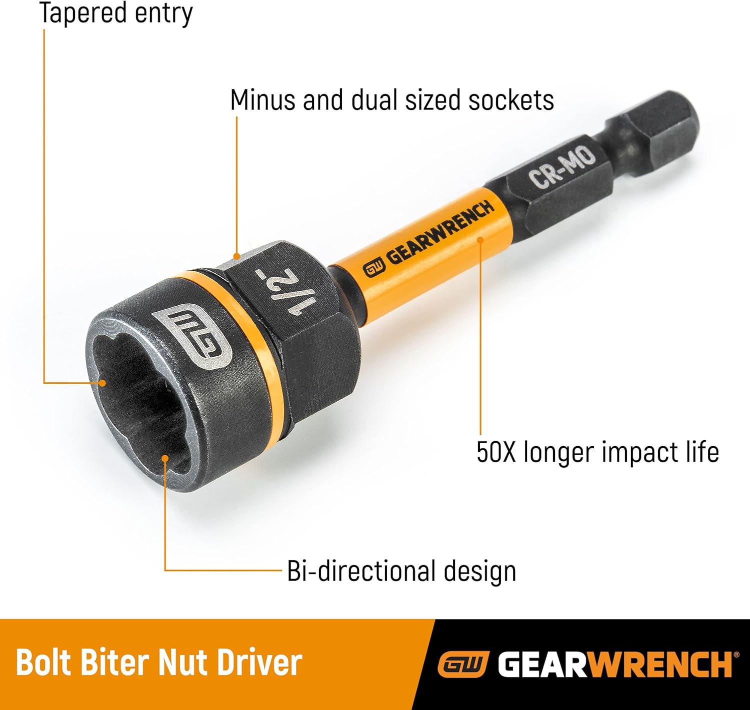 GEARWRENCH Gearwrench 86171 Bolt Biter Nut Extractor & Driver Set - 16 Pc