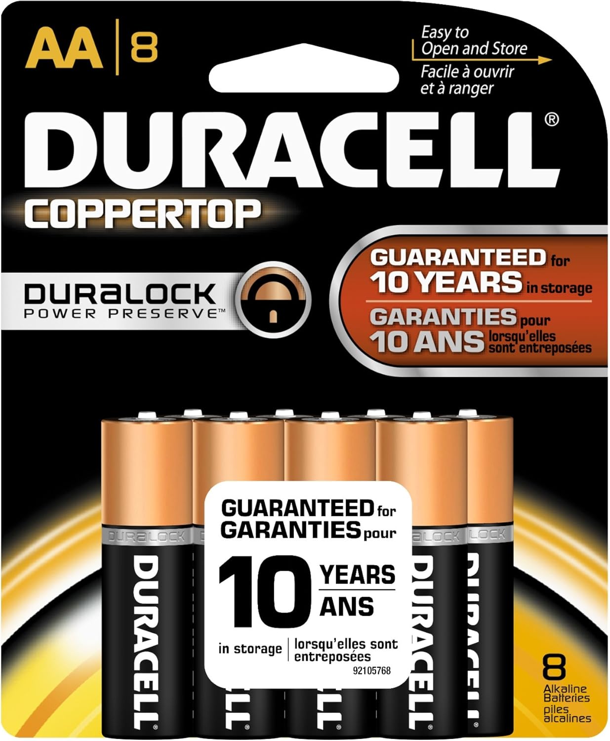DURACELL DURMN1500B10Z BATTERIES