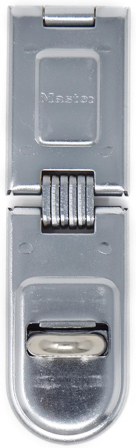 MASTER LOCK Master Lock 720DPF 6-1/4 Long Zinc Plated Hardened Steel Single Hinge Hasp
