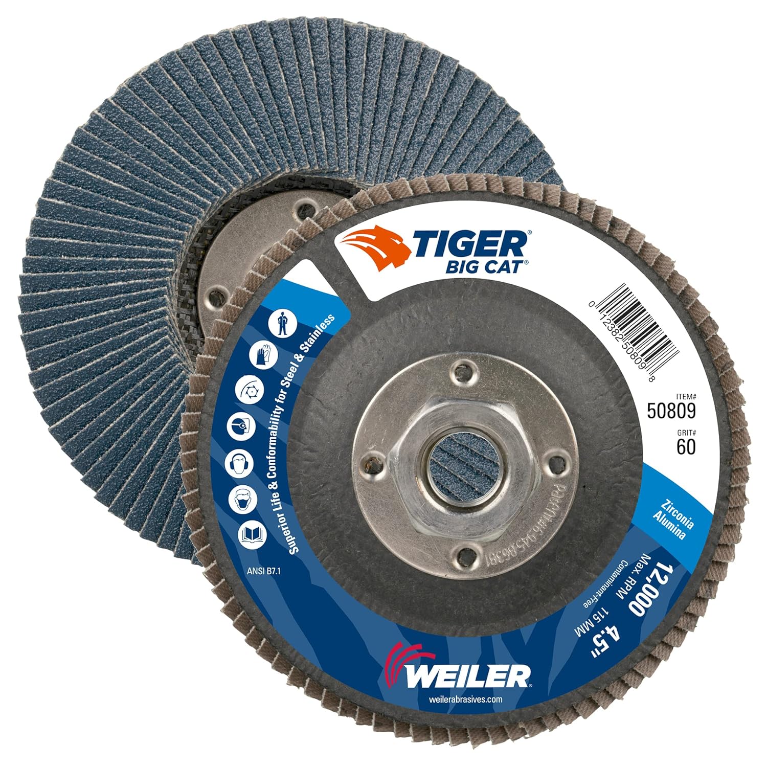WEILER 50809 FLAP DISCS