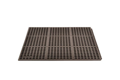 Notrax T56S0035BL Ultra Mat Max Rubber Safety/Anti-Fatigue Mat for Wet or Greasy Areas 3 feet Width x 5 feet Length x 3/4 inches Thickness Black