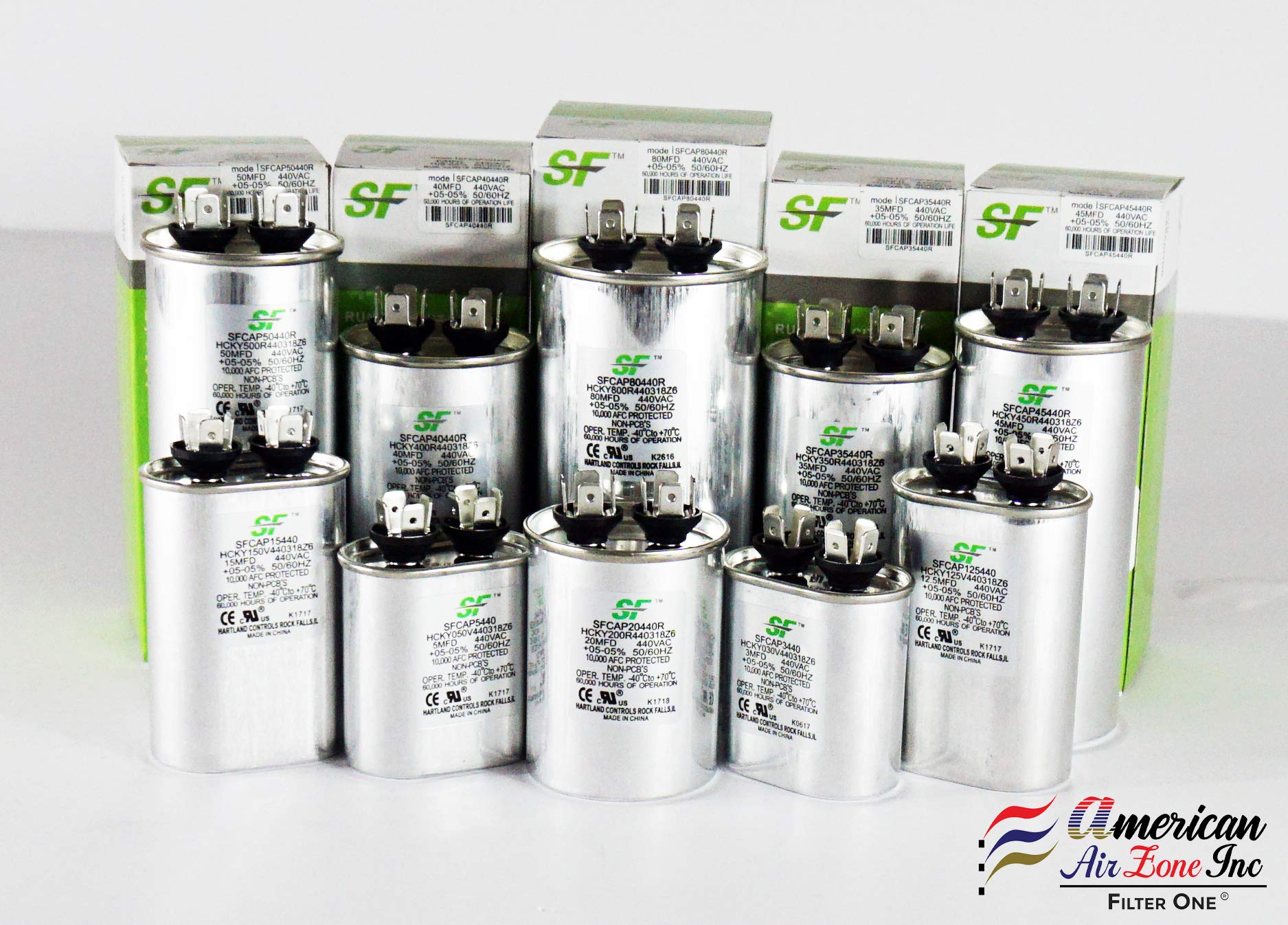 TRANE Trane SFCAP25440R Capacitor 45 MFD 370/440V (Pack of 1)