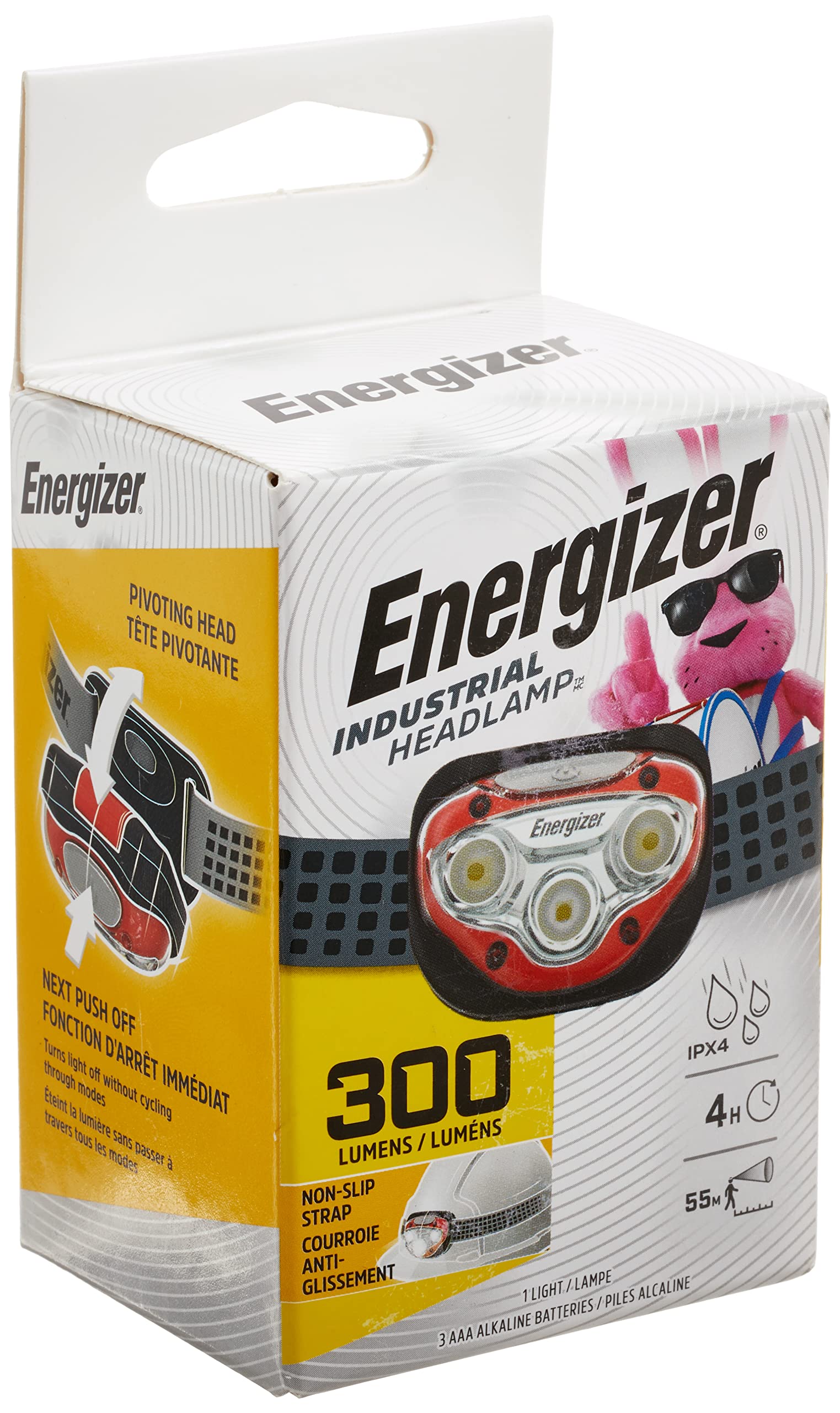 ENERGIZER Energizer HDBIN32E Industrial Headlamp, LED, Multi-Color, Portable Light Source