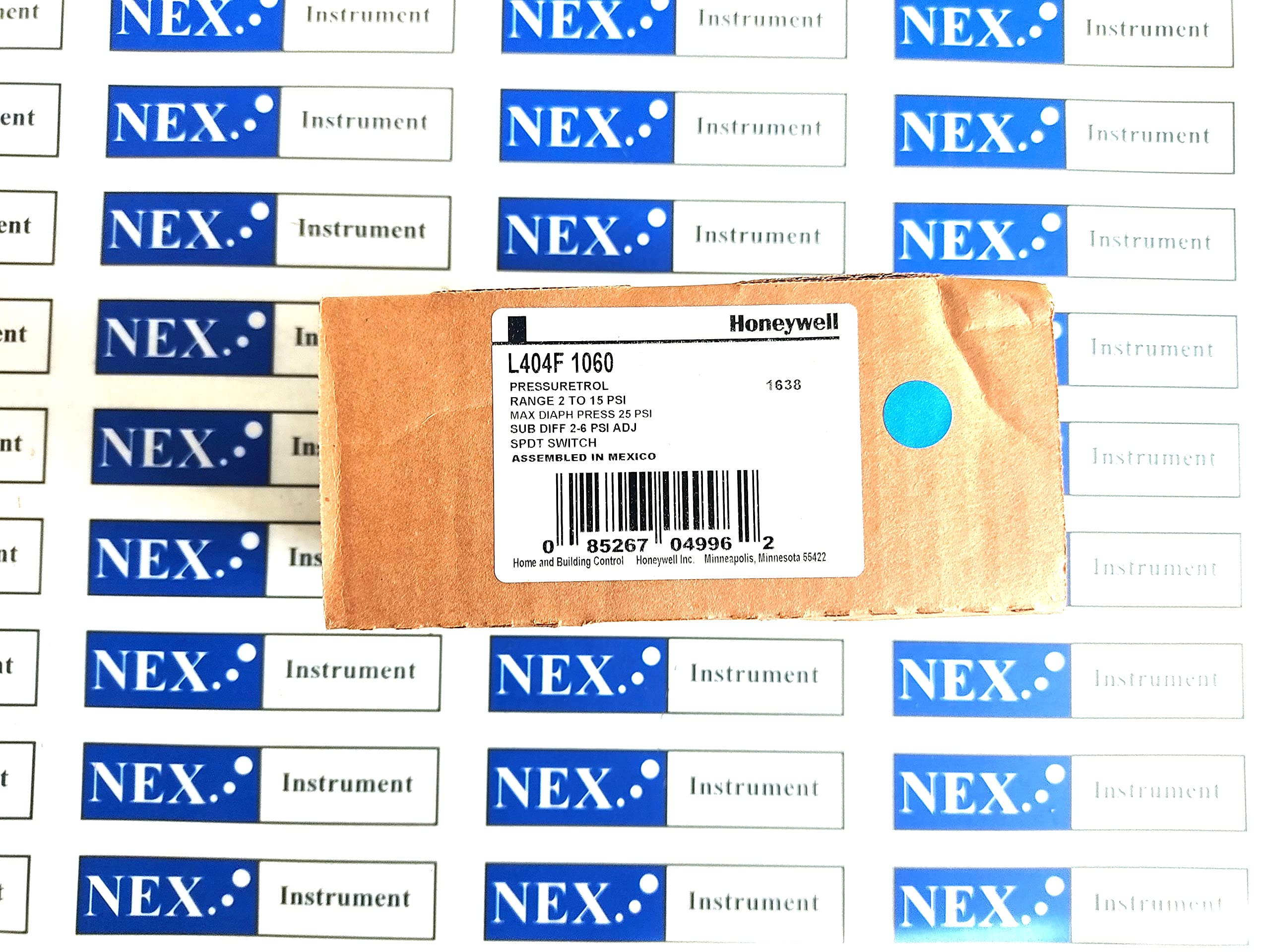 HONEYWELL Honeywell L404F1060 Mercury Free Pressuretrol SPDT Microswitch 2-15 psi