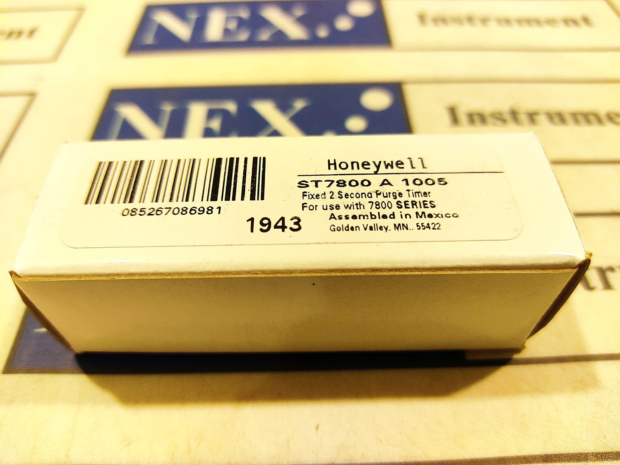 HONEYWELL Honeywell ST7800A1005 Purge Timer 2 Seconds for 7800 Series