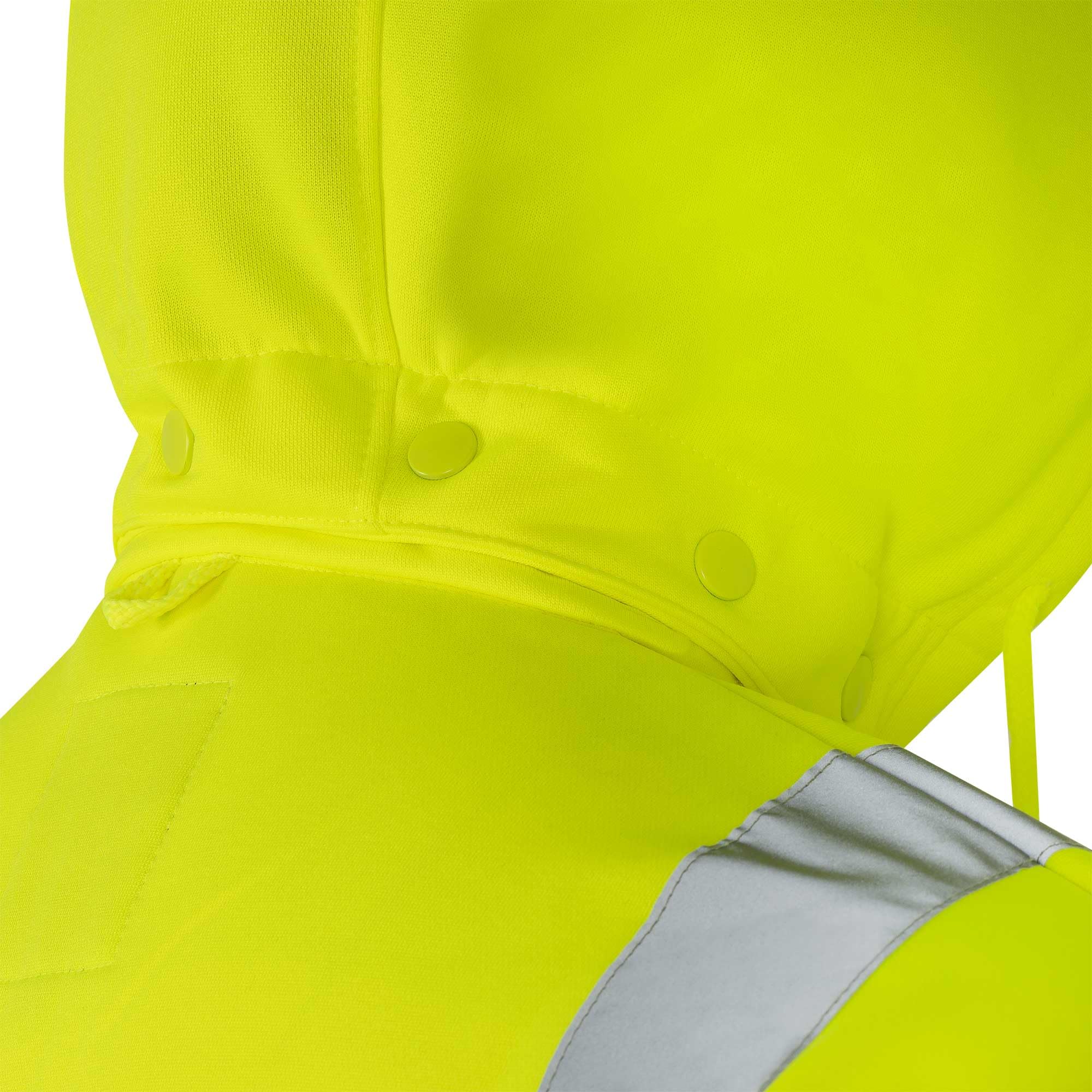 PIONEER Pioneer V1060461U-XL High Visibility Safety Hoodie Reflective Hi Vis Sweatshirt Jacket X-Large