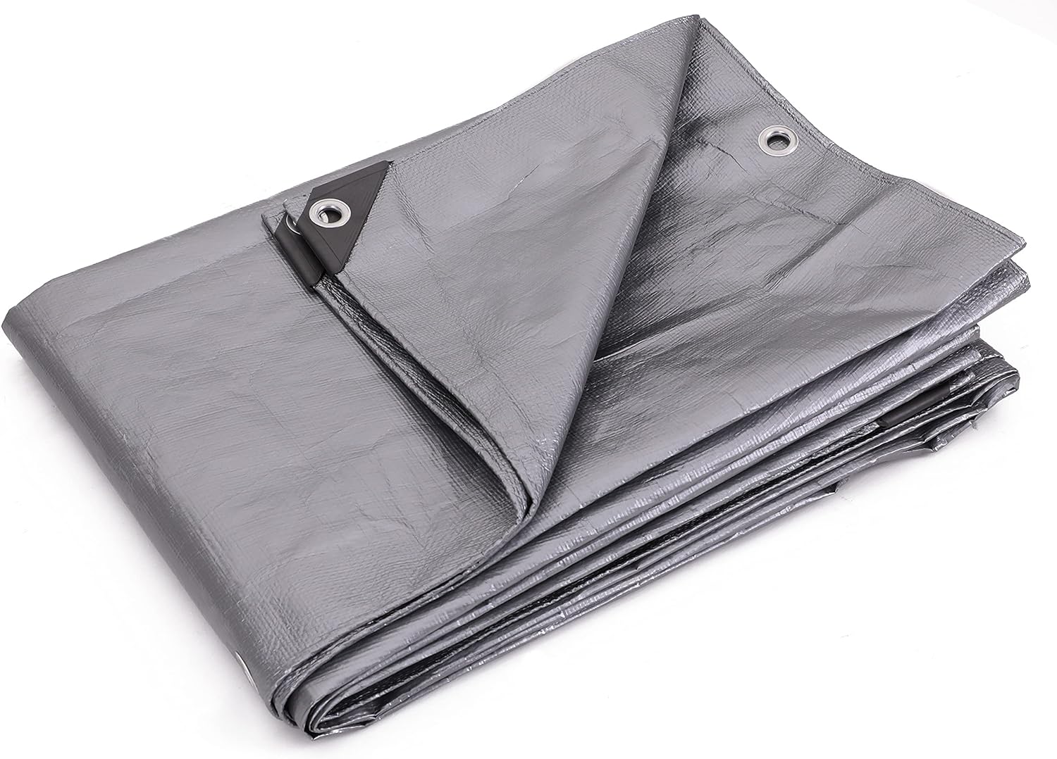 KOTAP Kotap TRS2020 Heavy-Duty Protection/Coverage Tarp 20 x 20 Ft. Silver 10-mil