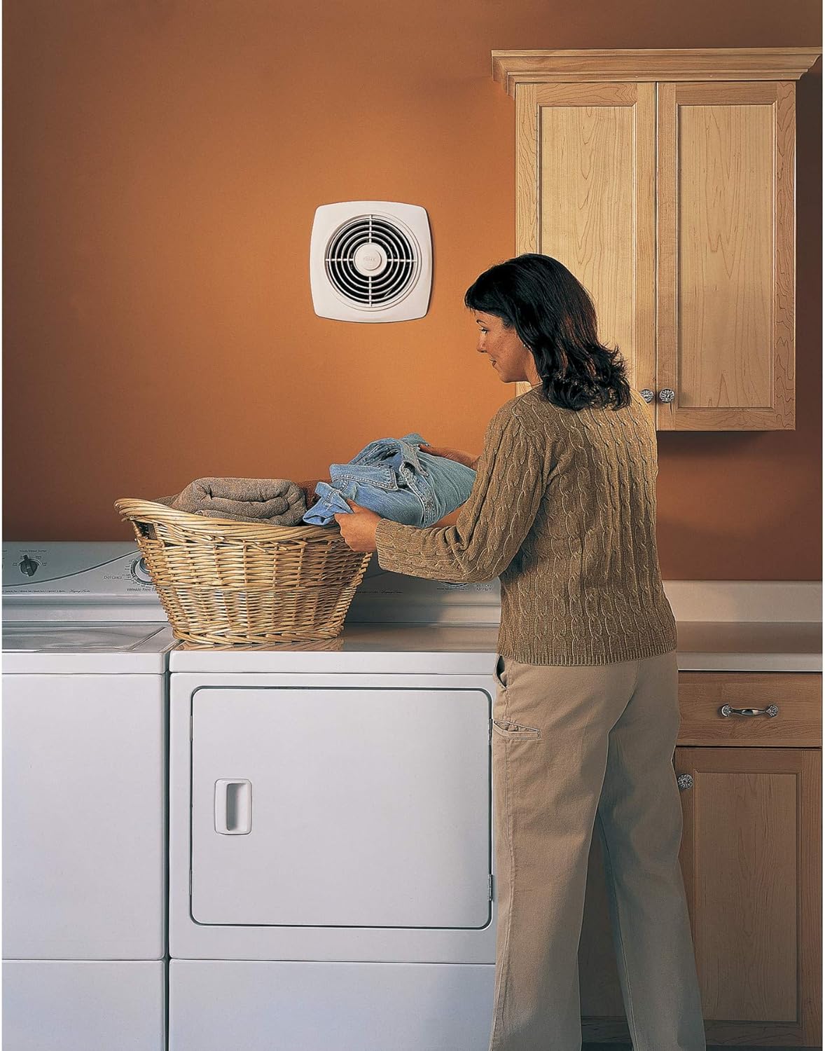 BROAN-NUTONE Broan-NuTone 509S Through-the-Wall Ventilation Fan 200 CFM 6.5 Sones 8 Inches