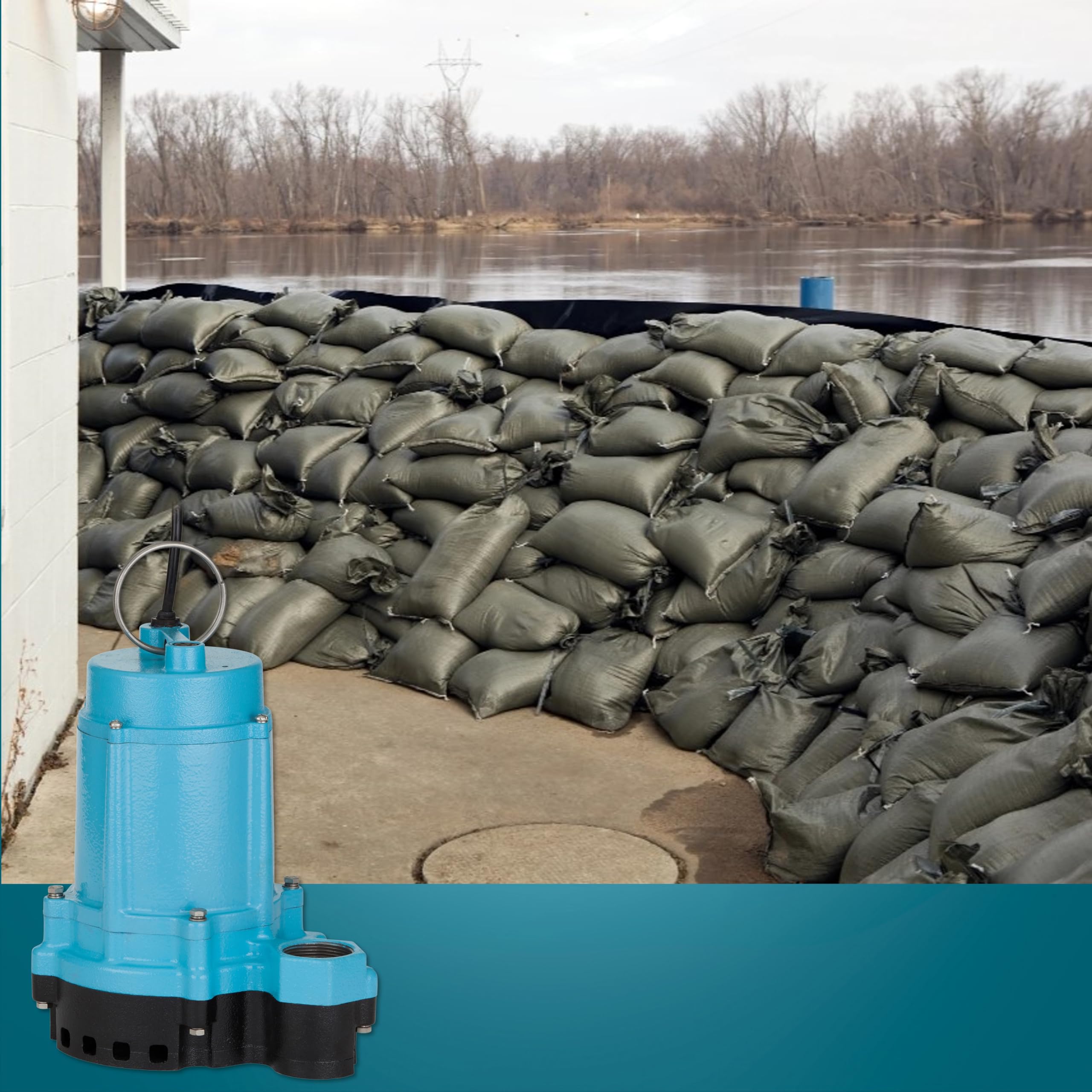 LITTLE GIANT Little Giant 506802 6EC Series Manual Plastic Base Sump Pump 1/3 HP