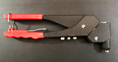 Arrow Fastener RHT300 One-Handed Swivel Rivet Tool Manual Riveter for Metal Fabric Leather Auto Repair Uses 1/8-Inch 3/16-Inch 5/16-Inch Rivets
