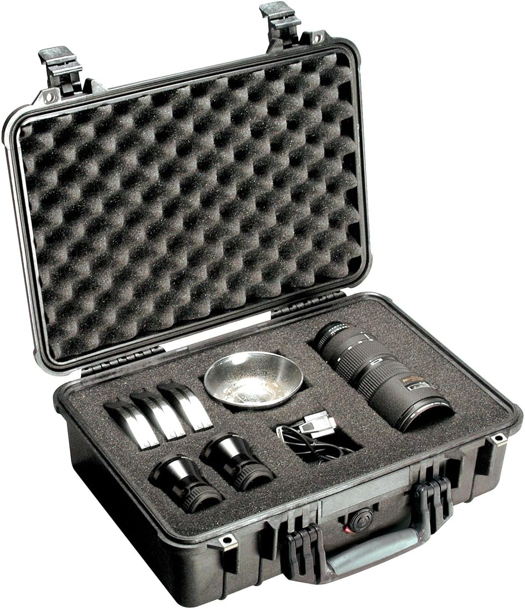 PELICAN WIRELESS SYSTEMS Pelican 1500-000-180 Camera Case With Foam (Size: 18.5 x 6.93 x 14.06 inches)