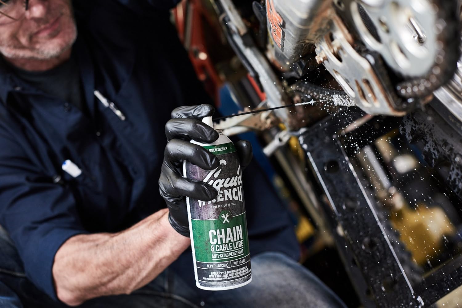 LIQUID WRENCH Liquid Wrench L711 Chain and Cable Lube 11 oz Aerosol Can