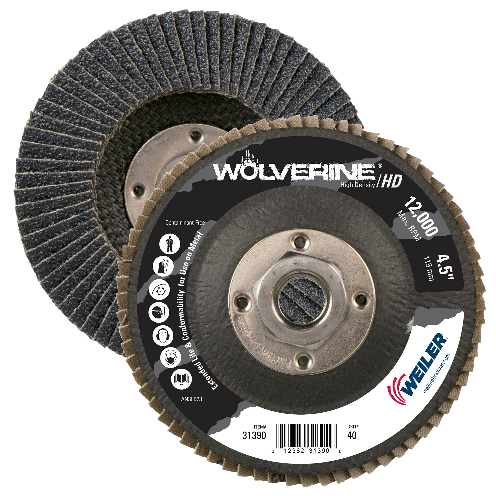 WEILER 31390 FLAP DISCS