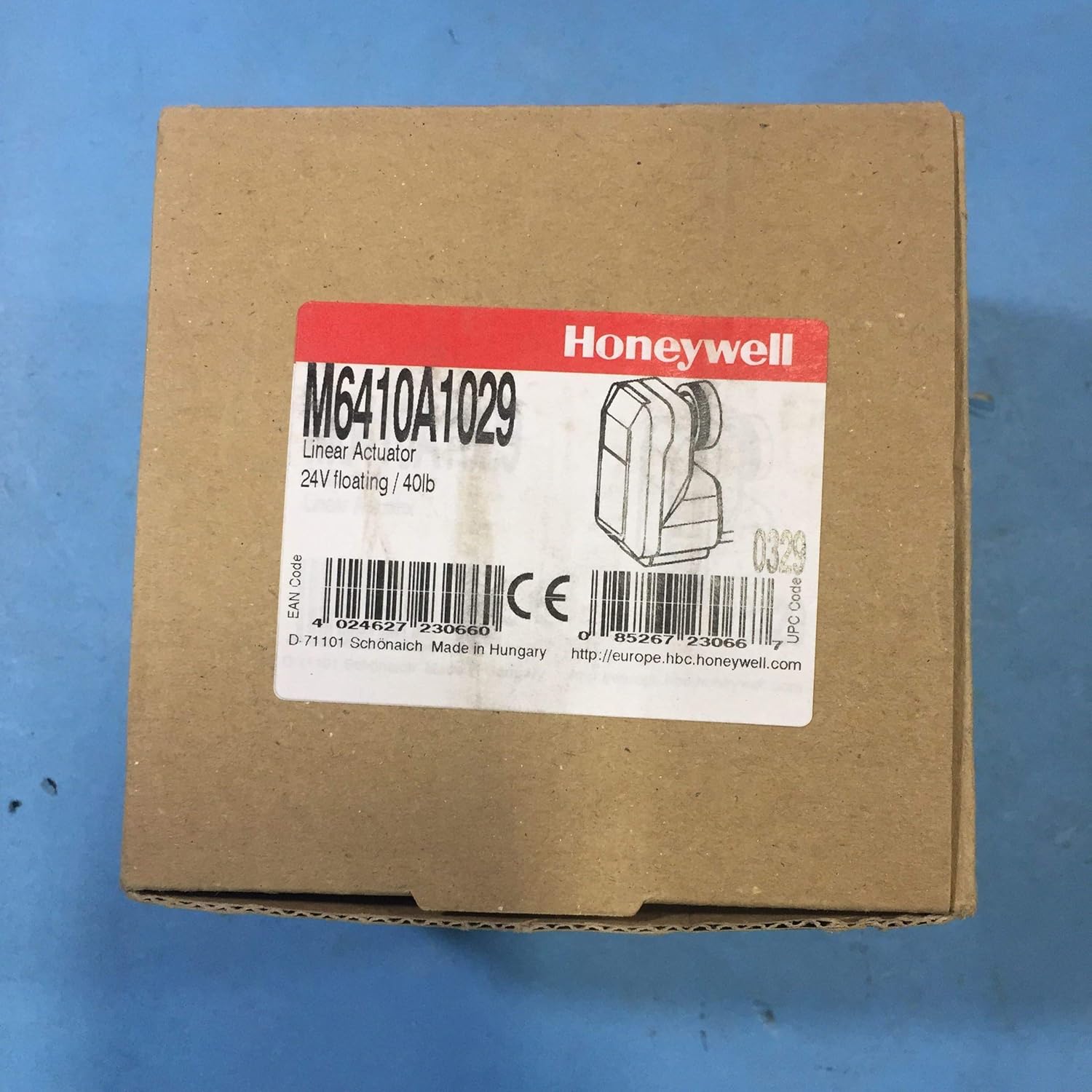 HONEYWELL Honeywell M6410A1029 Cartridge Globe Spring Return Valve Actuator - 24V SPDT