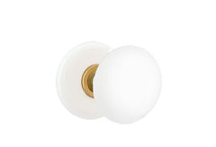 EMTEK Emtek 8040IWUS7 Ice White Porcelain Privacy Knob French Antique