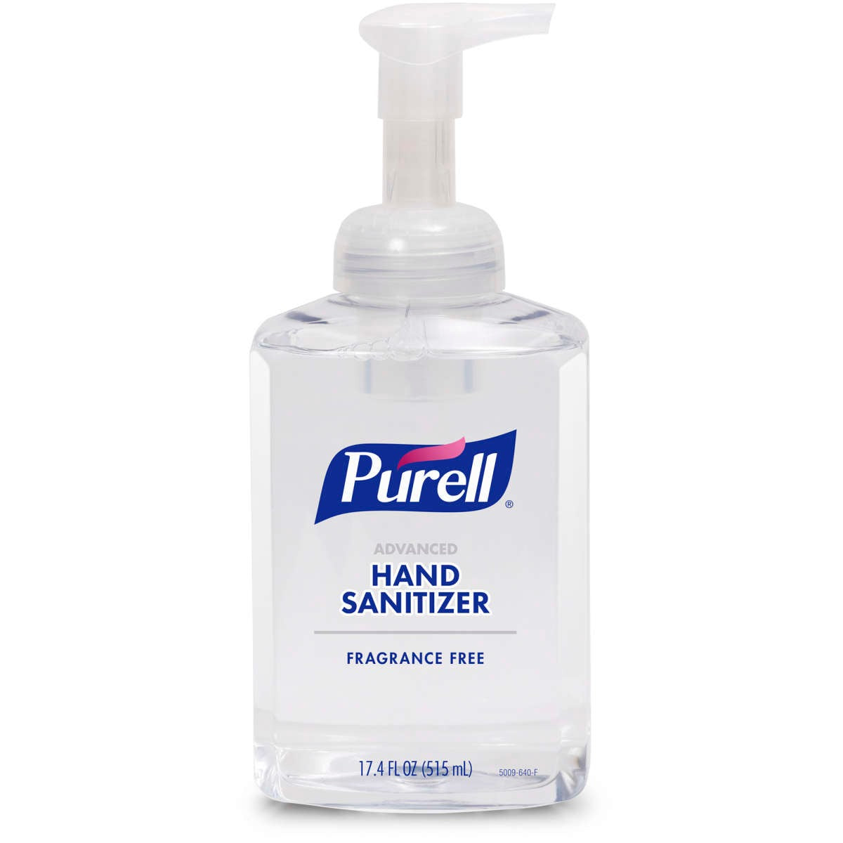 GOJO Gojo GOJ500904 Purell Advanced Fragrance Free Hand Sanitizer Foam 515 mL Countertop Pump Bottle (Pack of 4) 5009-04