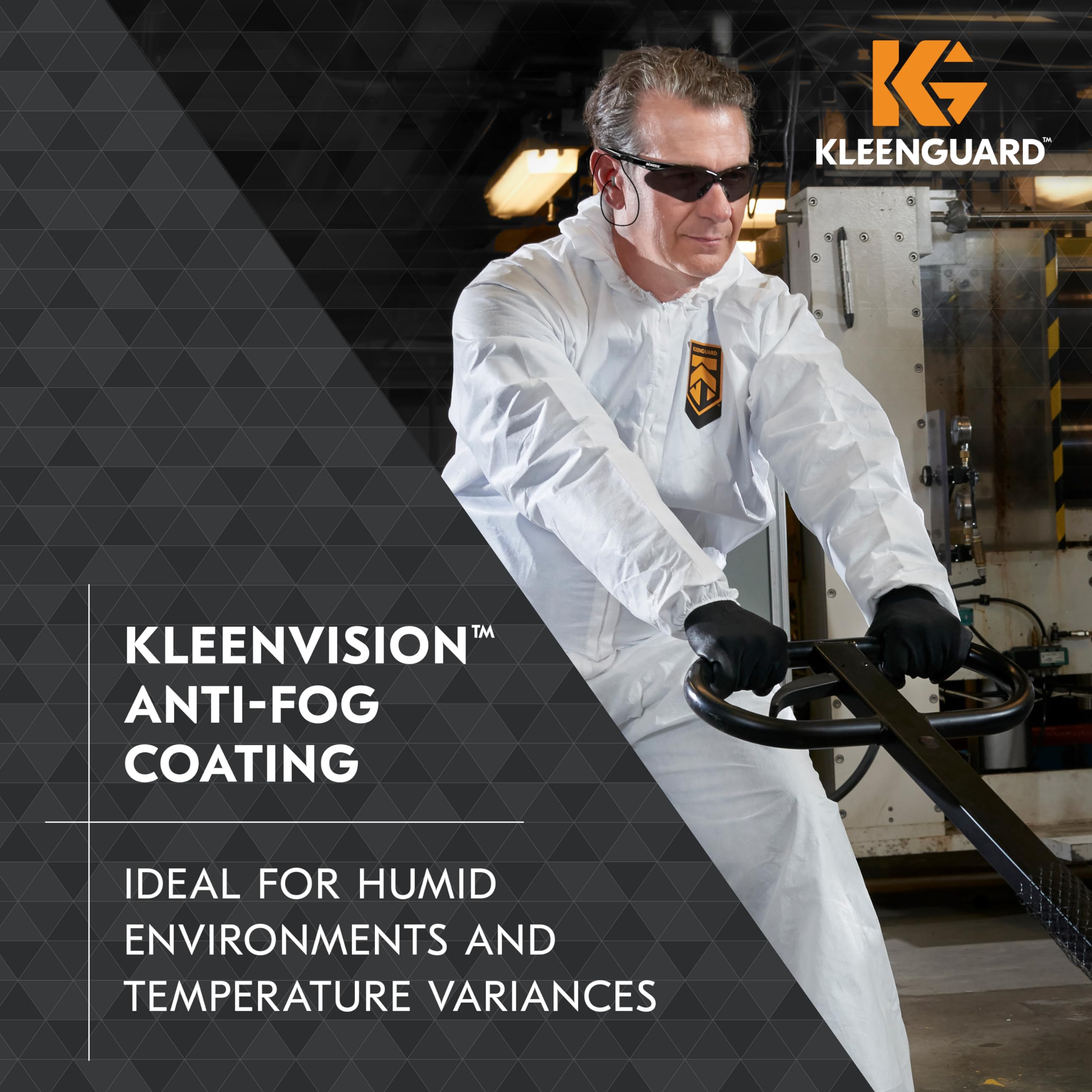 KLEENGUARD KleenGuard 55391 V30 Nemesis Safety Glasses with Cord Connect Smoke Lenses
