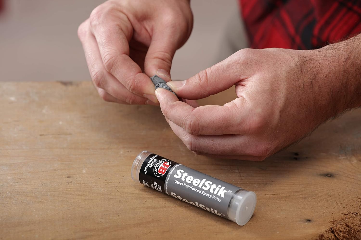J-B WELD J-B Weld 8267 SteelStik Steel Reinforced Epoxy Putty Stick - 2 oz