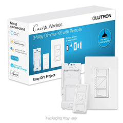 LUTRON Lutron P-DIM-3WAY-WH-C Caseta 3-way Dimmer Kit