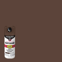 RUST-OLEUM Rust-oleum 376873 Satin Dark Brown Spray Paint 12 Oz