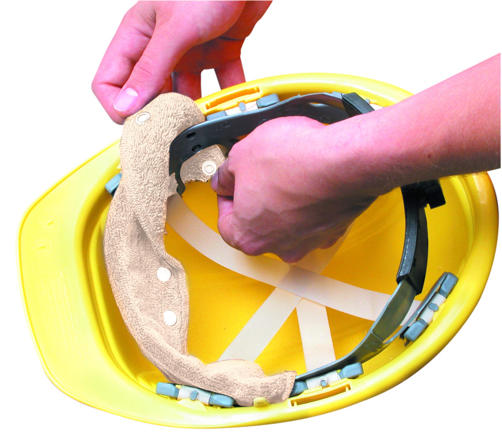 OCCUNOMIX Occunomix 870-15 Hard Hat Sweatband Beige 1 Pack