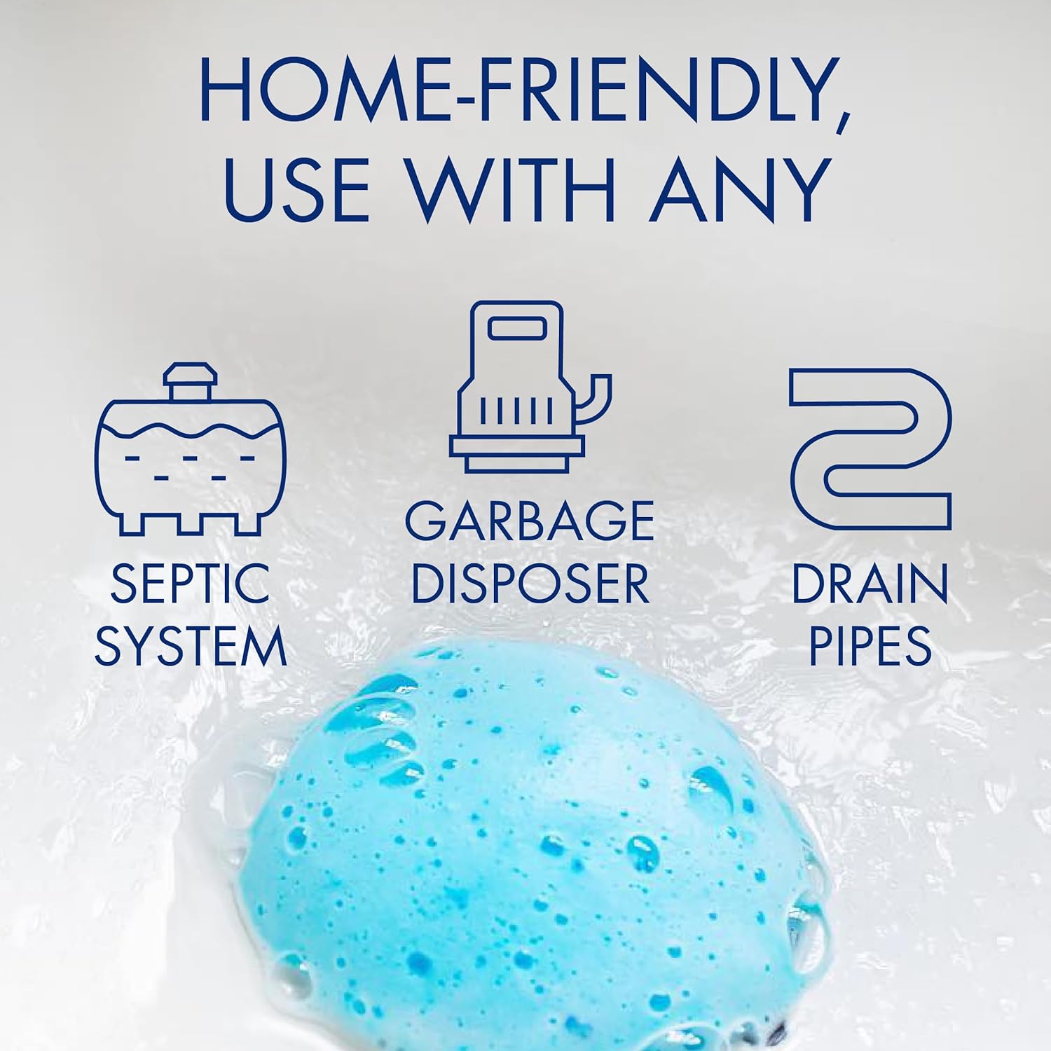 GLISTEN Glisten DP06N-PB Garbage Disposer Cleaner Odor Eliminator 4.9 Ounce Pack of 6