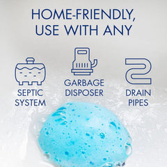 Glisten DP06N-PB Garbage Disposer Cleaner Odor Eliminator 4.9 Ounce Pack of 6