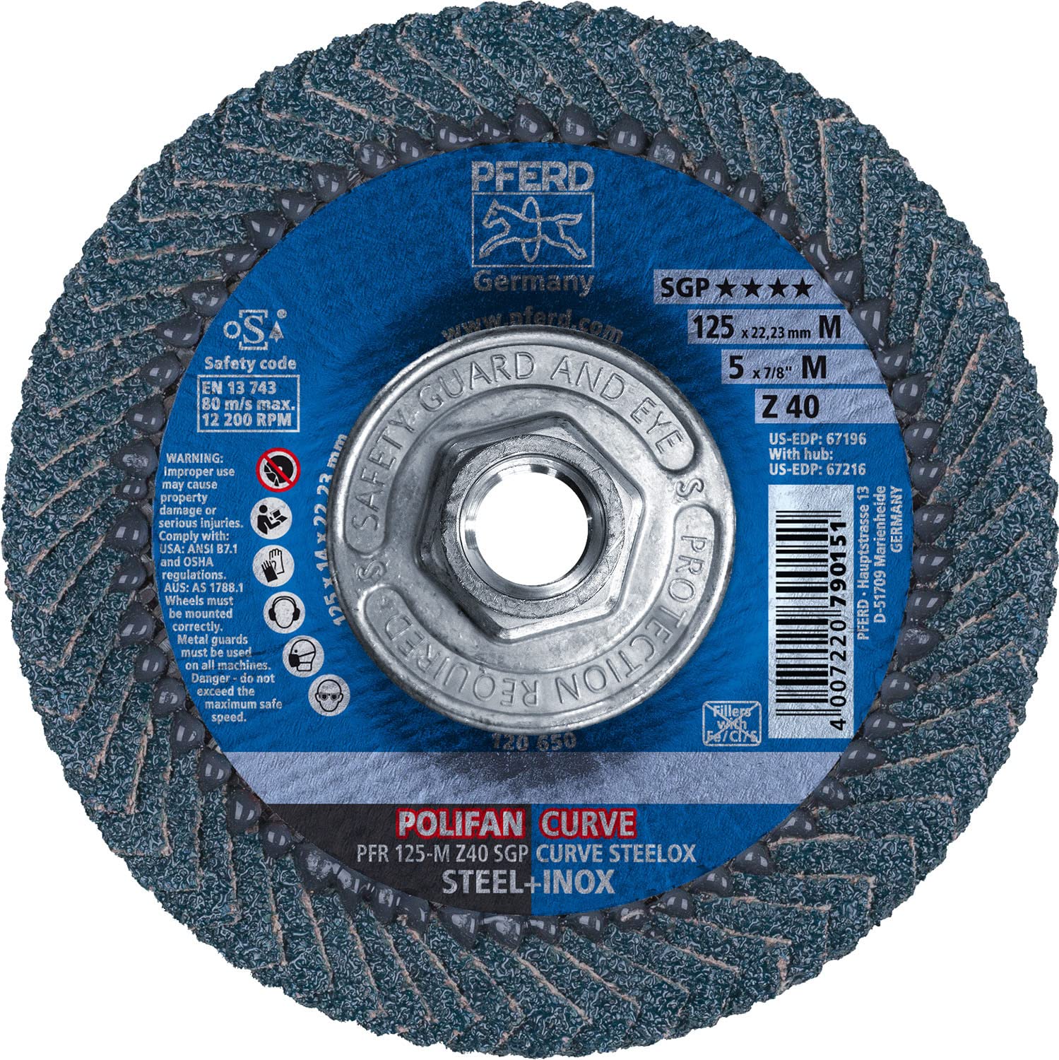 PFERD 67216 FLAP DISCS
