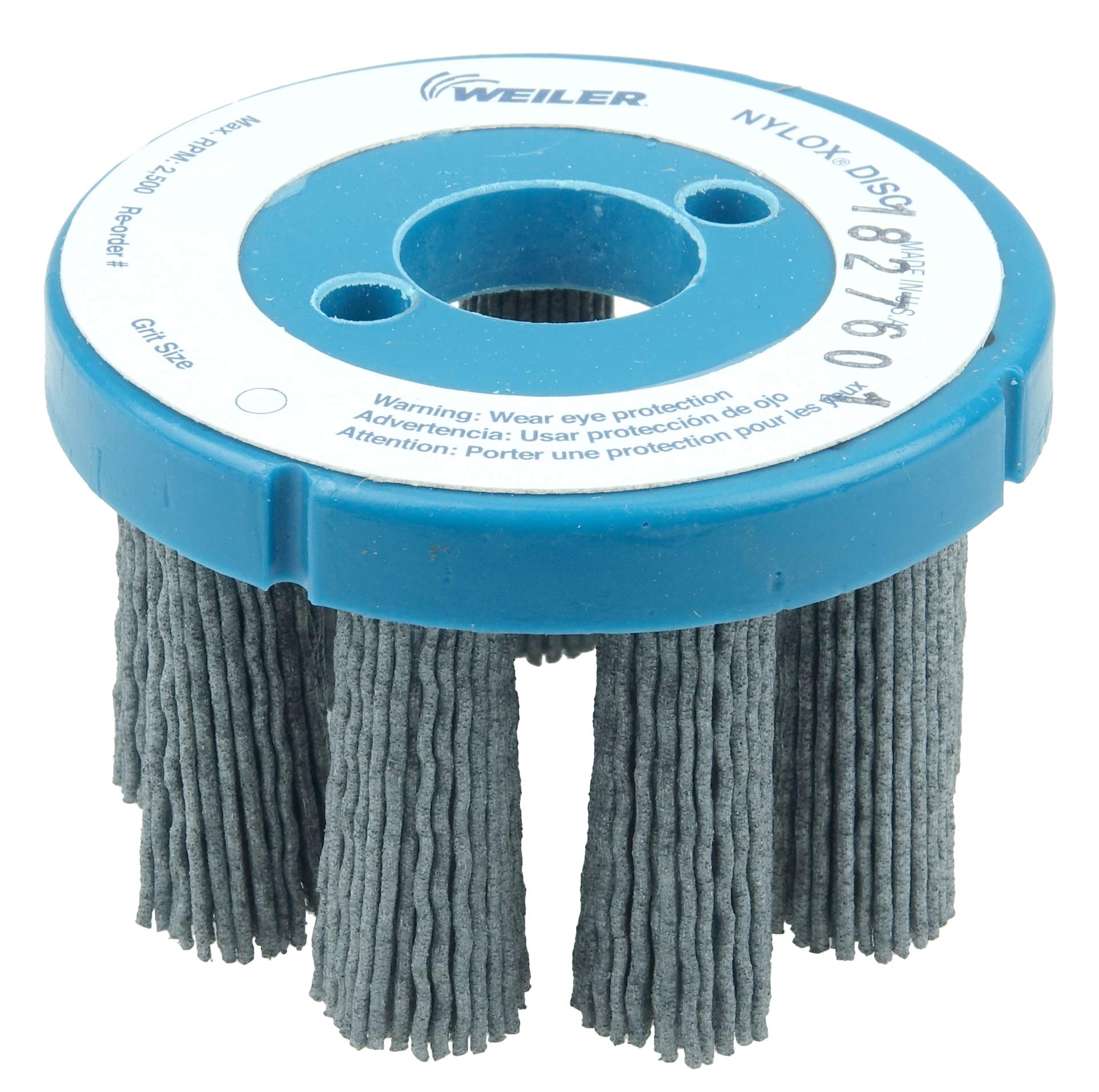 WEILER Weiler 85778 Nylox Disc Brush Abrasive Nylon 3 inch Diameter 120 Grit