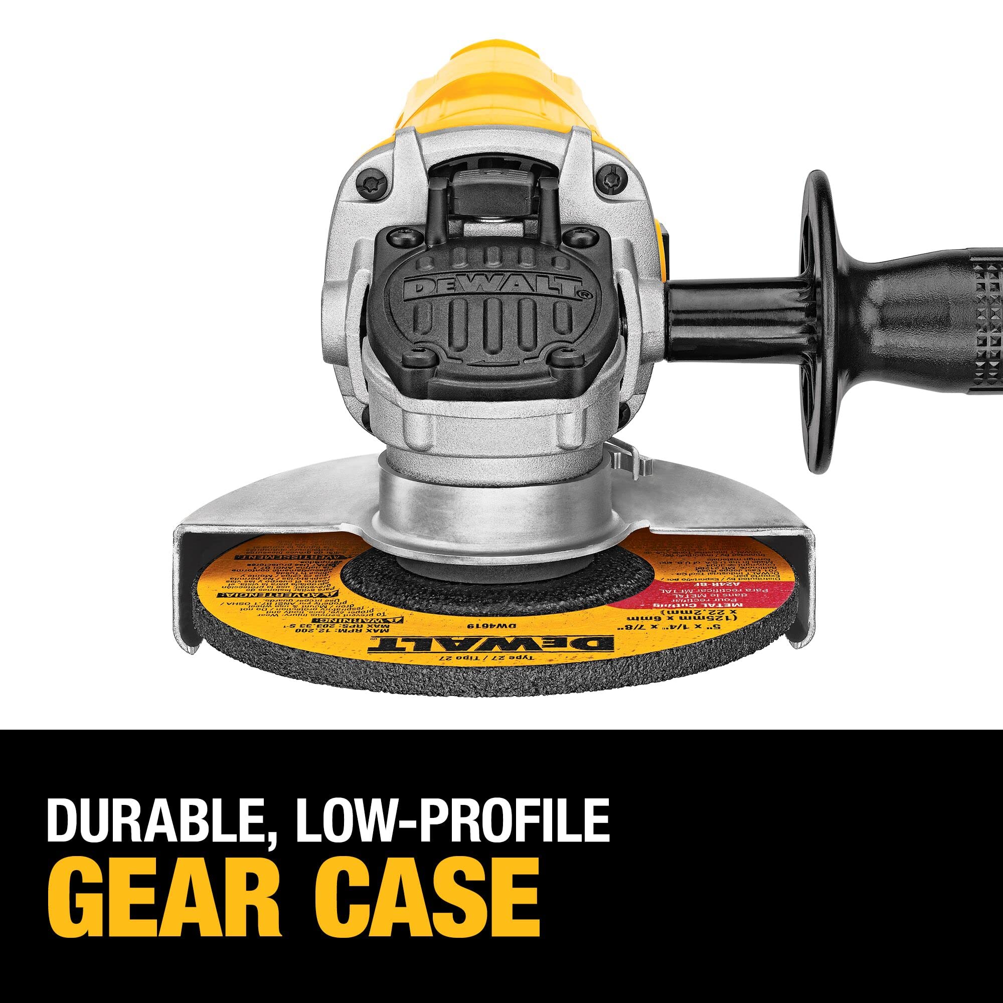 DEWALT DeWalt DWE4012 4.5-Inch Paddle Switch Small Angle Grinder 7 Amp