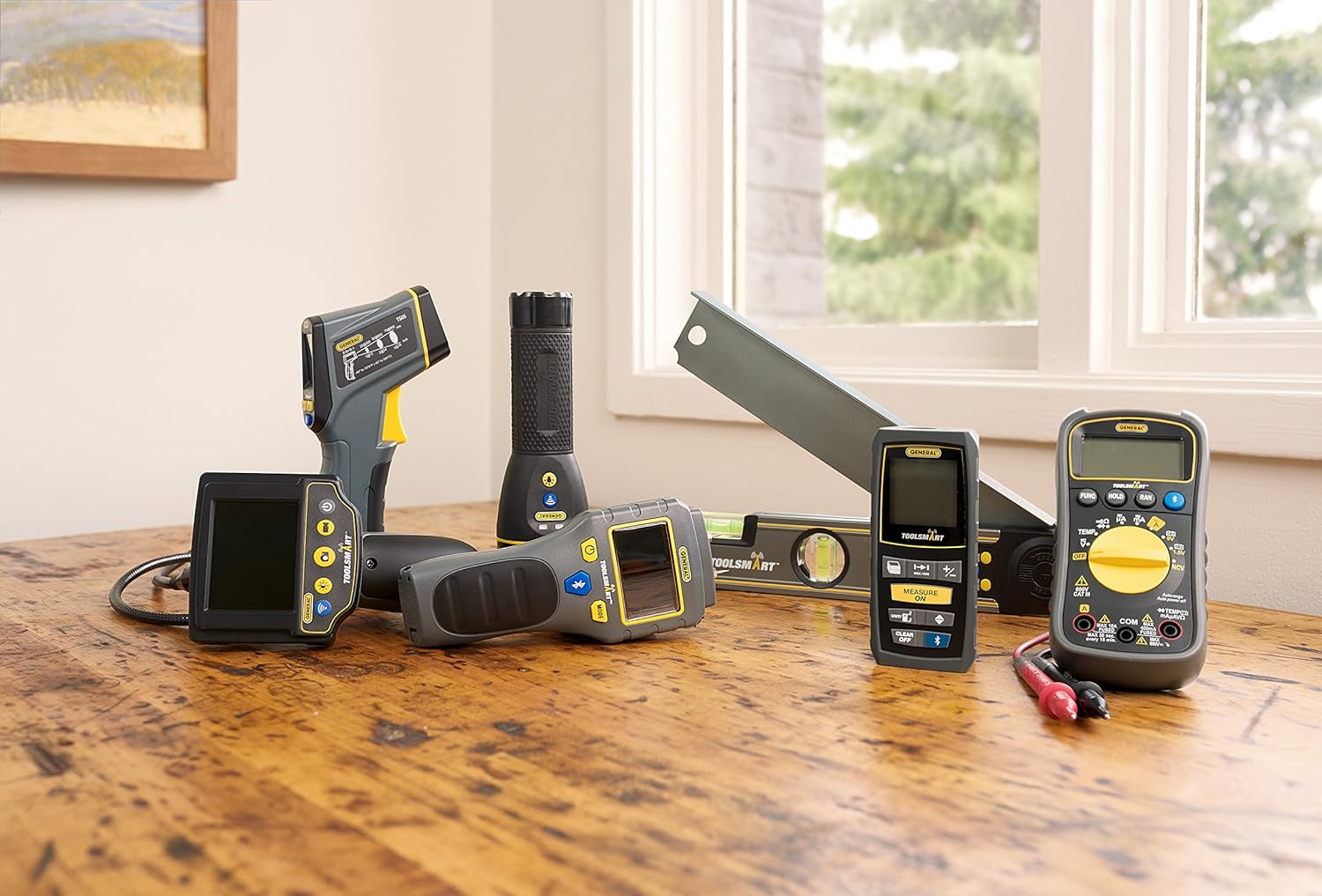 GENERAL TOOLS General Tools TS05 ToolSmart Bluetooth Connected Laser Temperature Gun Thermal Detector Digital Infrared Thermometer