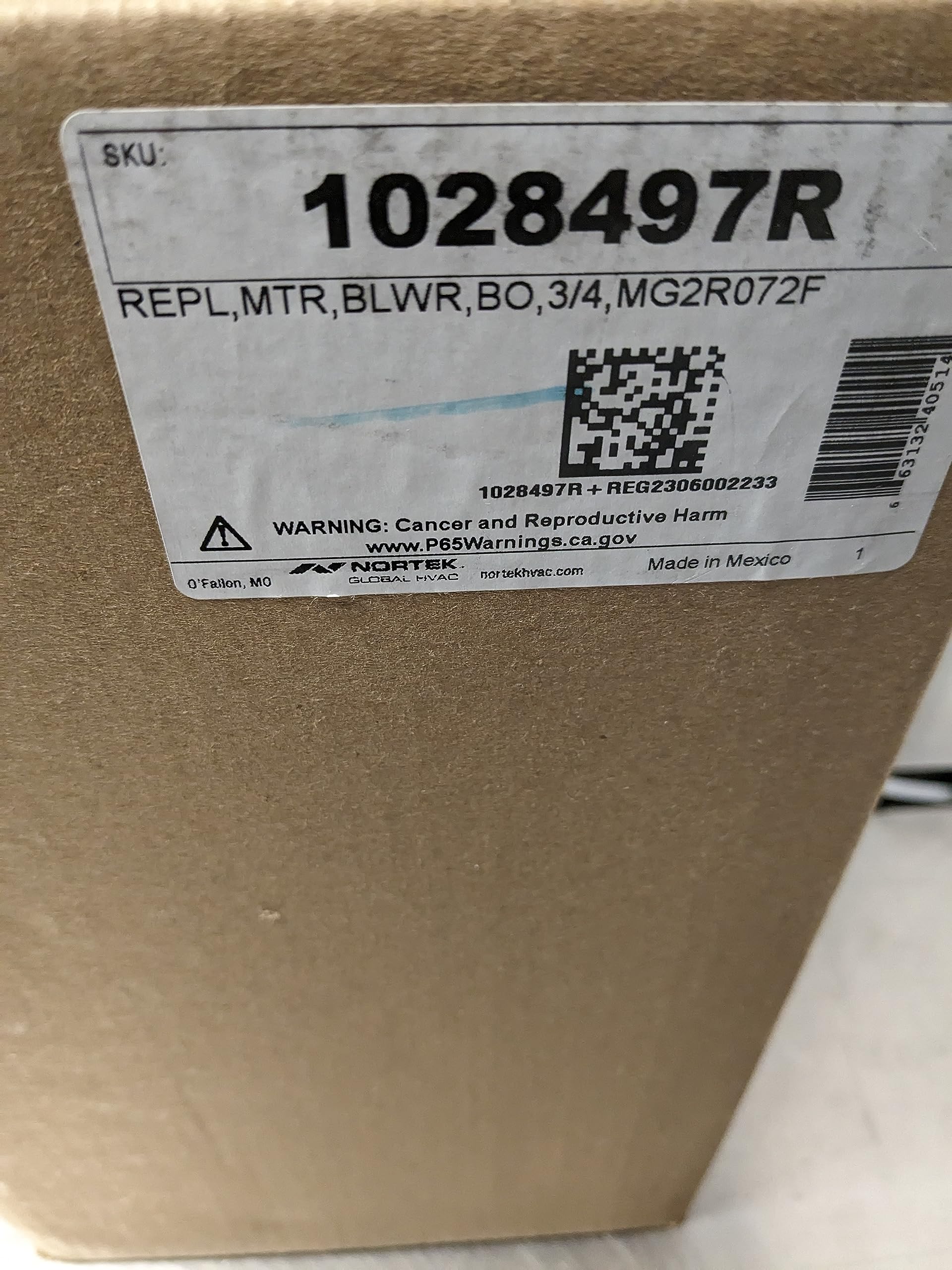 NORDYNE 1028497R BLOWER MOTORS