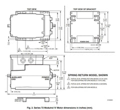Honeywell M7285C1009 Modutrol IV Motor 120V