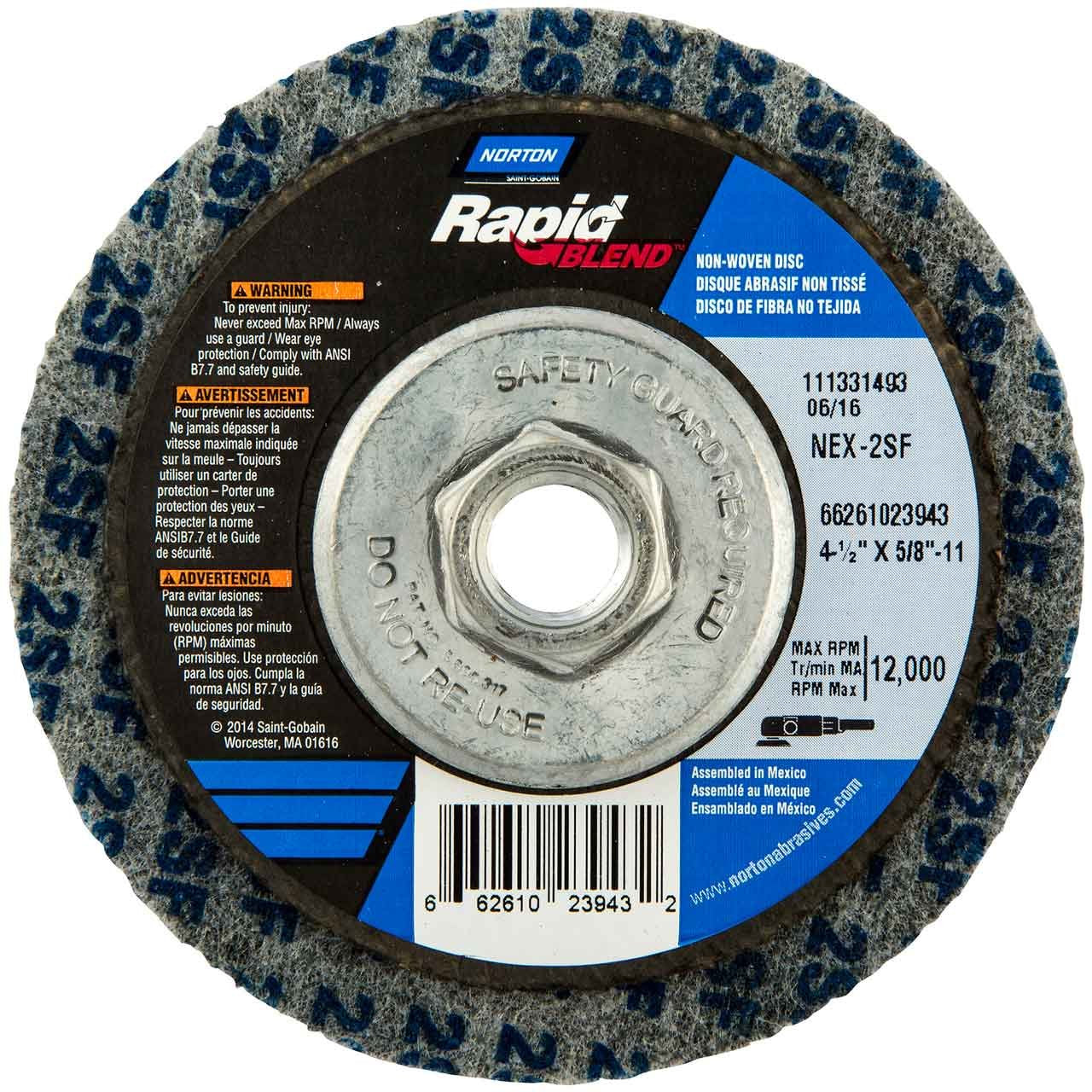 NORTON 66261023943 ABRASIVES, FILES, & CHISELS