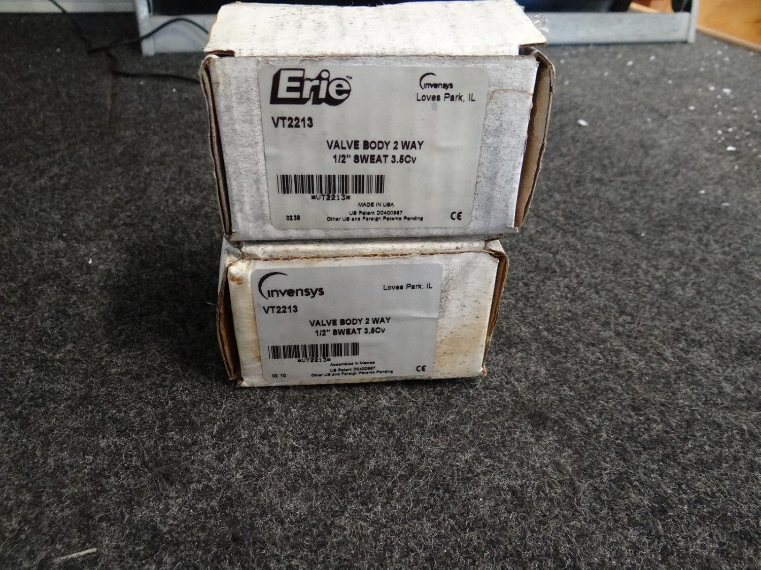 SCHNEIDER ELECTRIC VT2213 SWEAT VALVES