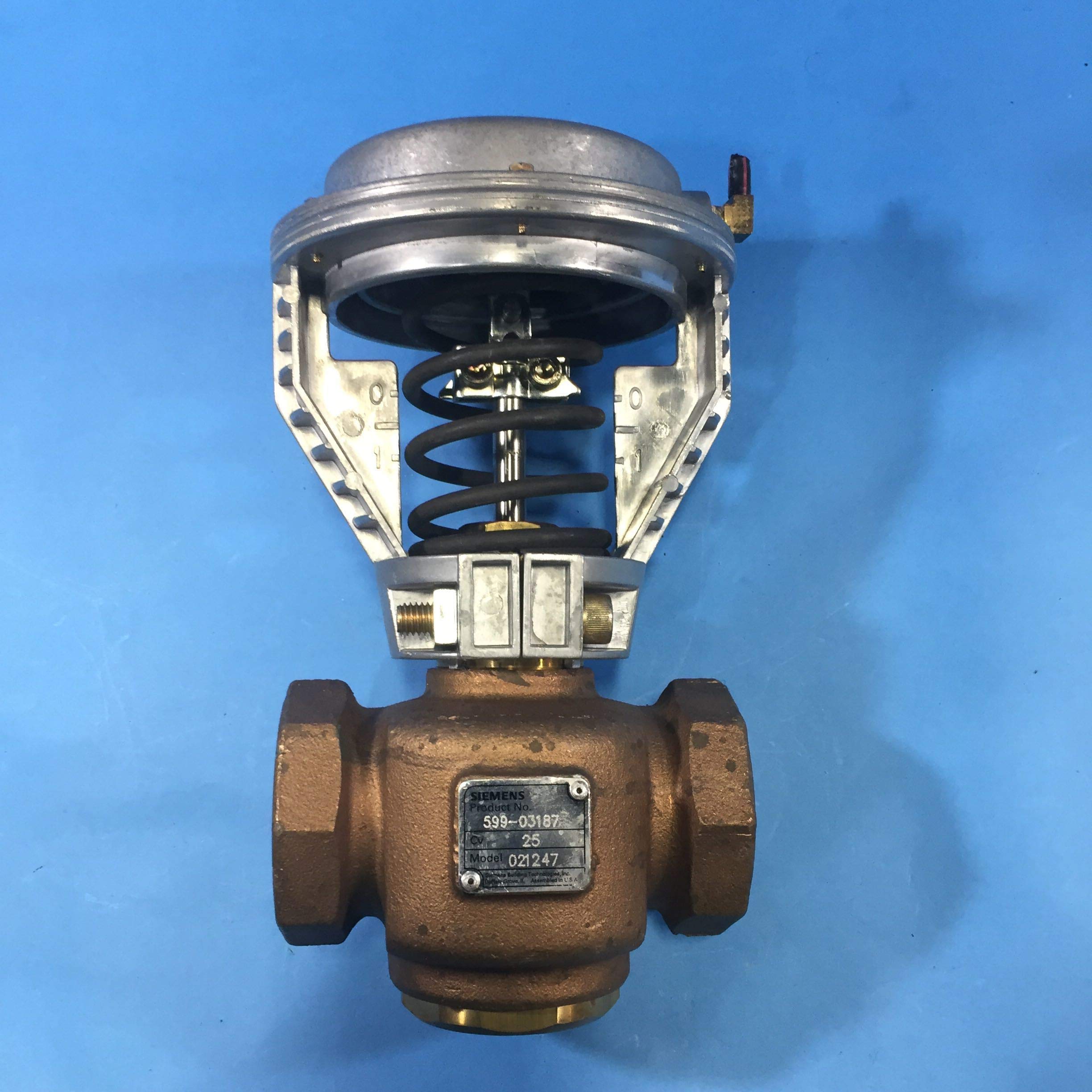 SIEMENS Siemens 270-03187 Valve Assembly 2-Way 1-1/2 Inch 25 CV Brass Trim